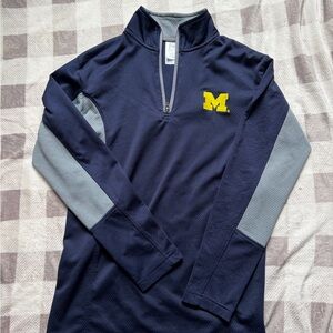 Pro Edge Navy and Gray Pullover